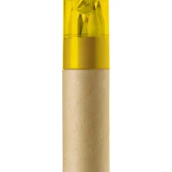 Zestaw kredek, temperówka / żółty V6111-08