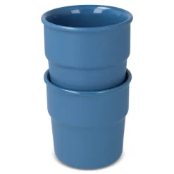 Zestaw kubków ceramicznych InSideOut Fika 280m / Niebieski LT57010-N0011