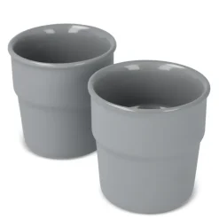 Zestaw kubków ceramicznych InSideOut Fika 280m / Szary LT57010-N0061
