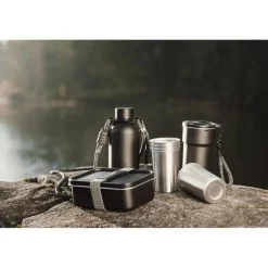 Zestaw kubków podróżnych 250 ml VINGA Parks, 4 el. / Black VG675-03