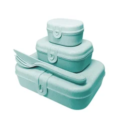 Zestaw Lunchboxów + sztućce Pascal org. Aqua Koziol / Morski KZL3168678