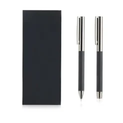 Zestaw metalowe pióro kulkowe oraz długopis / Kalel / Czarny IP33038411