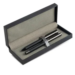 Zestaw metalowe pióro kulkowe oraz długopis / Kalel / Czarny IP33038411