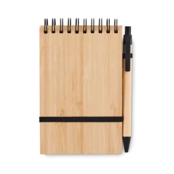 Zestaw notesów bambusowych A6 / Czarny MO6528-03