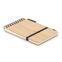Zestaw notesów bambusowych A6 / Czarny MO6528-03