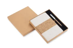 Zestaw - notes z długopisem CALMO A5 / Naturalny 18003-17