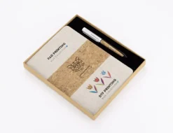 Zestaw - notes z długopisem CALMO A5 / Naturalny 18003-17