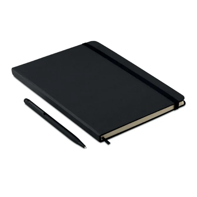 Zestaw notes z długopisem / Czarny MO9348-03