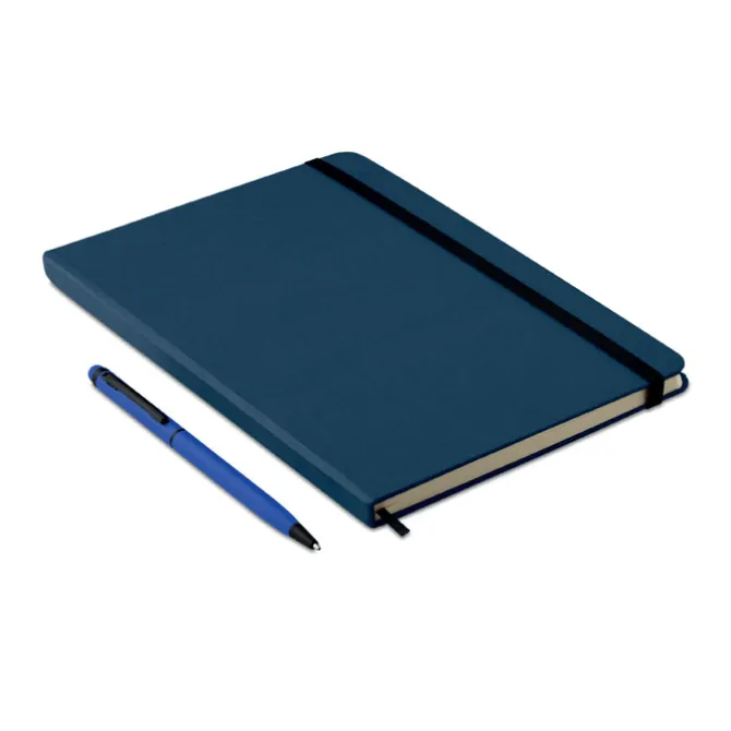 Zestaw notes z długopisem / Granatowy MO9348-04