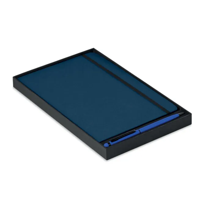Zestaw notes z długopisem / Granatowy MO9348-04
