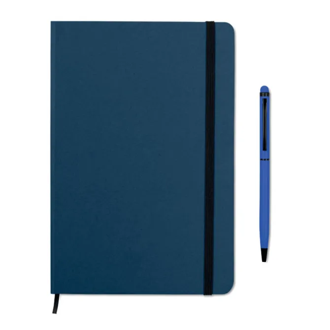 Zestaw notes z długopisem / Granatowy MO9348-04