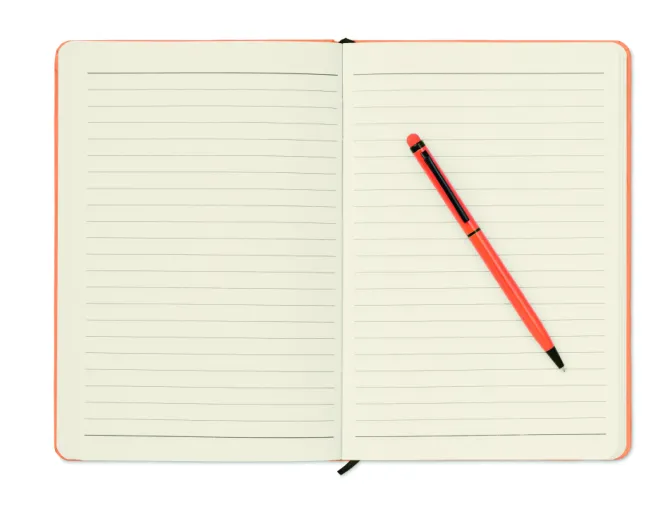 Zestaw notes z długopisem / Pomarańczowy MO9348-10