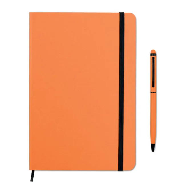 Zestaw notes z długopisem / Pomarańczowy MO9348-10