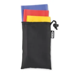 Zestaw 3 opasek fitness z TPE / Czarny MO6461-03