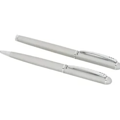 Zestaw piśmienniczy Andante Duo / Srebrny 10713200
