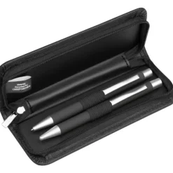 Zestaw piśmienny długopis i ołówek automatyczny soft touch UPPSALA / żółty 441008