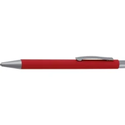 Zestaw piśmienny długopis i ołówek automatyczny soft touch UPPSALA / Czerwony 441005