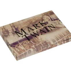 Zestaw piśmienny długopis i pióro kulkowe Mark Twain ALFREDO / Brązowy 1089801