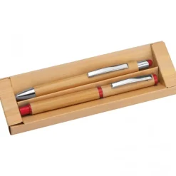 Zestaw piśmienny długopis i pióro kulkowe touch pen SOPHIE / Czerwony 1255805