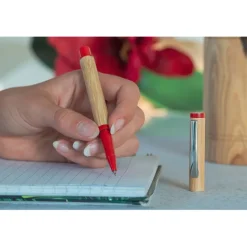 Zestaw piśmienny długopis i pióro kulkowe touch pen SOPHIE / Czerwony 1255805