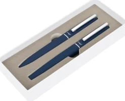 Zestaw piśmienny długopis i pióro kulkowe touch pen soft touch CELEBRATION Pierre Cardin / Niebieski B0401006IP304