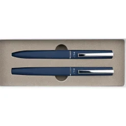 Zestaw piśmienny długopis i pióro kulkowe touch pen soft touch CELEBRATION Pierre Cardin / Niebieski B0401006IP304