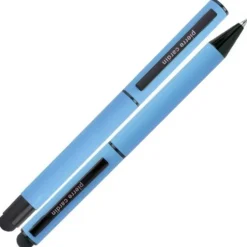 Zestaw piśmienny długopis i pióro kulkowe touch pen soft touch CELEBRATION Pierre Cardin / Jasnoniebieski B0401005IP324