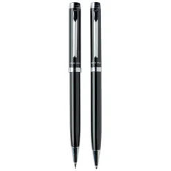 Zestaw piśmienny Swiss Peak Luzern, długopis i ołówek / Czarny P610.490
