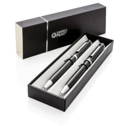 Zestaw piśmienny Swiss Peak Luzern, długopis i ołówek / Czarny P610.490