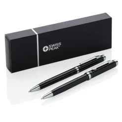 Zestaw piśmienny Swiss Peak Luzern, długopis i ołówek / Czarny P610.490