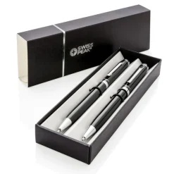Zestaw piśmienny Swiss Peak Luzern, długopis i ołówek / Czarny P610.490