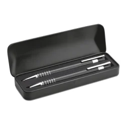 Zestaw piśmienny w pudełku / Czarny MO7323-03