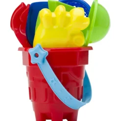 Zestaw plażowy, wiaderko / Wielokolorowy V8649-99