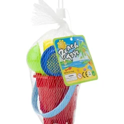 Zestaw plażowy, wiaderko / Wielokolorowy V8649-99