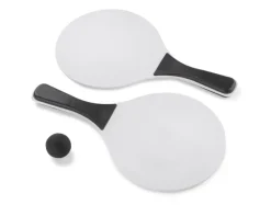 Zestaw rakietek plażowych TINES / Czarny 20507-02