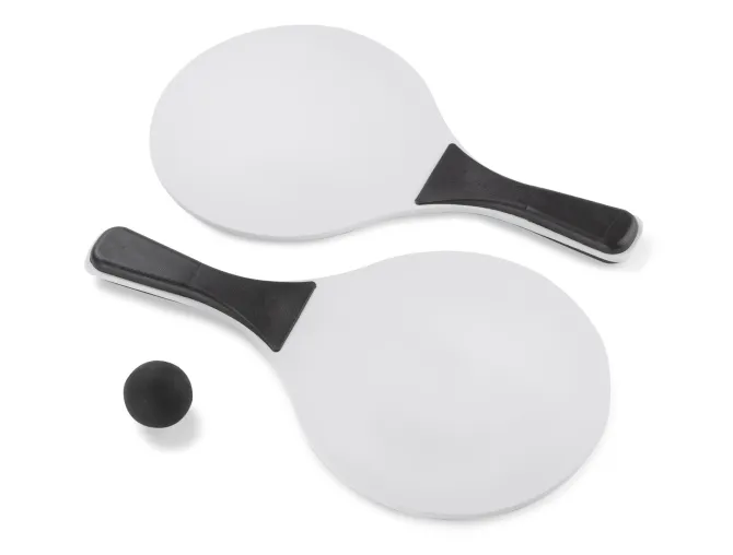 Zestaw rakietek plażowych TINES / Czarny 20507-02