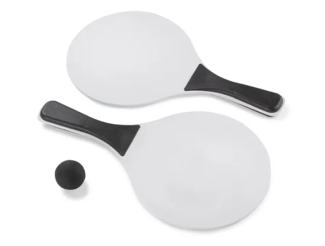 Zestaw rakietek plażowych TINES / Czarny 20507-02