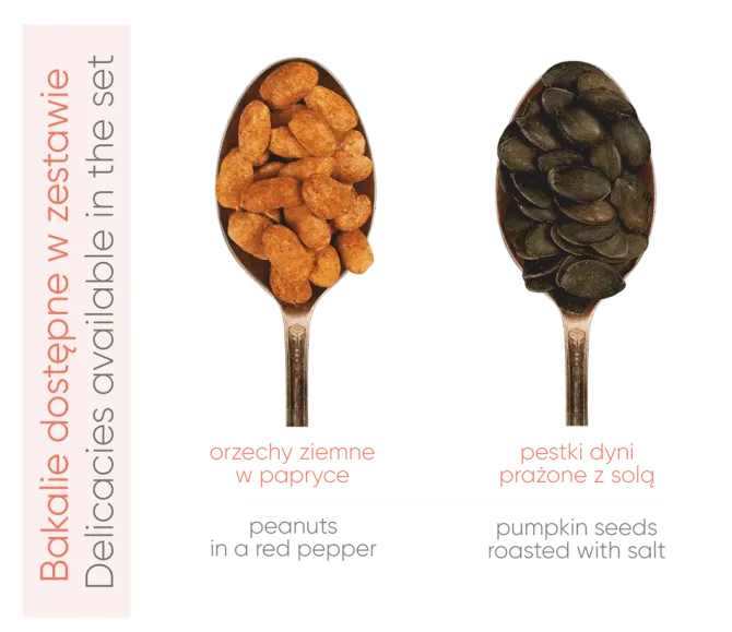 Zestaw słodyczy reklamowych Seeds&Nuts duo / Wielokolorwy S0568