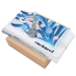 Zestaw upominkowy Cacharel apaszka i zegarek - CFL437T + CMN492T / Niebieski CPLN492N