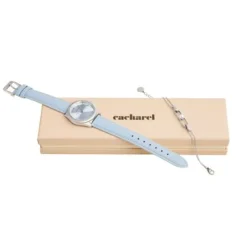 Zestaw upominkowy Cacharel zegarek i bransoletka CJB536C + CMN535M / Srebrny CPBN536C