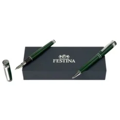 Zestaw upominkowy Festina pióro wieczne i długopis - FSF4692T + FSF4694T / Ciemnozielony FPBP469T