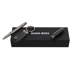 Zestaw upominkowy Hugo Boss brelok i pióro kulkowe HAK519D + HSL5655A / Zielony HPKR519D