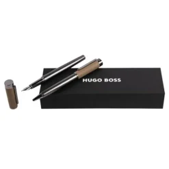 Zestaw upominkowy HUGO BOSS długopis i pióro kulkowe - HSS2524D + HSS2525D / Zielony HPBR252D