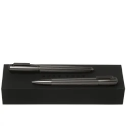 Zestaw upominkowy HUGO BOSS długopis i pióro kulkowe - HSY6034 + HSY6035 / Szary HPBR603