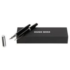 Zestaw upominkowy HUGO BOSS długopis i pióro wieczne - HSN2542A + HSN2544A / Czarny HPBP254A