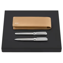 Zestaw upominkowy Hugo Boss etui piśmiennicze, pióro wieczne i długopis HLD417X + HSS4612B + HSS4614B / Camel HPBDP461B