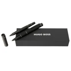 Zestaw upominkowy Hugo Boss pióro kulkowe i długopis - HSF4854D + HSF4855D / Czarny HPBR485A