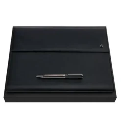 Zestaw upominkowy Hugo Boss teczka i długopis HDF519D + HSL5654A / Czarny HPBF565A