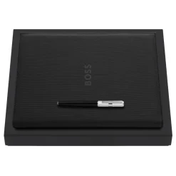 Zestaw upominkowy Hugo Boss teczka i długopis HDM520X + HSC5204X / Czarny HPBM520A