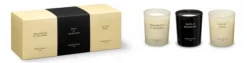 Zestaw 3 świec S Luxury gift BdC + BaM + Vw CERERIA MOLLA / Czarny, beż  B3CM-SETS3MJ1